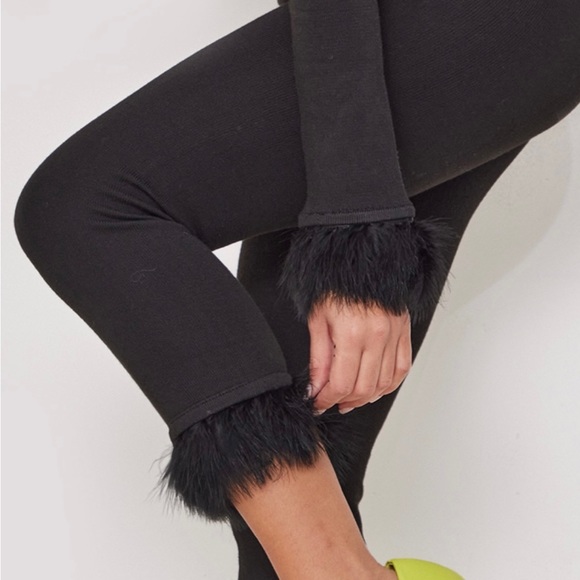 Black fur trim set - Picture 2 of 13